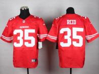 Nike San Francisco 49ers #35 Eric Reid Red Team Color Men‘s Stitched NFL Elite Jersey