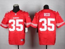 Nike San Francisco 49ers #35 Eric Reid Red Team Color Men‘s Stitched NFL Elite Jersey