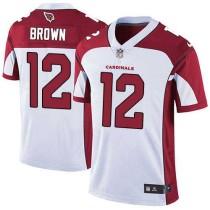 Nike Cardinals -12 John Brown White Stitched NFL Vapor Untouchable Limited Jersey