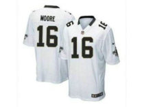 NEW jerseys new orleans saints -16 lance moore white(game)