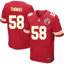 Nike Kansas City Chiefs #58 Derrick Thomas Red Team Color Men's Stitched NFL Elite Jersey
