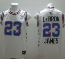 Cleveland Cavaliers -23 LeBron James White 2015 All Star Stitched NBA Jersey