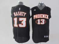 Phoenix Suns -13 Steve Nash Stitched Black Nashty Fashion NBA Jersey