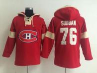 Montreal Canadiens -76 PK Subban Red Pullover NHL Hoodie