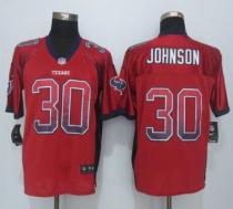 Nike Houston Texans #30 Kevin Johnson Red Alternate Men's Stitched NFL Elite Drift Fashion Jersey