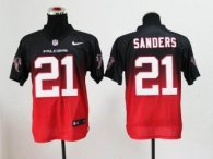 NEW NFL Atlanta Falcons 21 Desmond Trufant Black-Red Drift Fashion II Elite NFL Jerseys