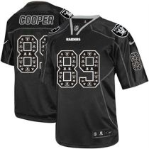Nike Oakland Raiders #89 Amari Cooper New Lights Out Black Men's Stitched NFL Elite Jersey