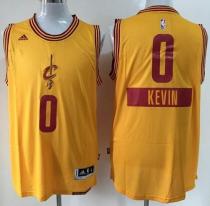 Cleveland Cavaliers #0 Kevin Love Gold 2014-15 Christmas Day Stitched Youth NBA Jersey