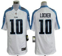Nike Titans -10 Jake Locker White Stitched NFL Game Jersey