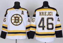 Boston Bruins -46 David Krejci White Stitched NHL Jersey