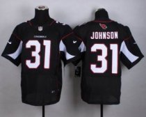 Nike Arizona Cardinals -31 David Johnson Black Alternate Men's Stitched NFL Elite jersey