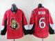 Ottawa Senators -6 Bobby Ryan Red Stitched NHL Jersey