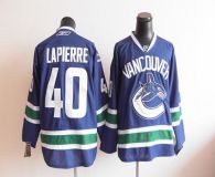 Vancouver Canucks -40 Maxim Lapierre Blue Stitched NHL Jersey