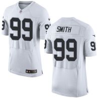 Nike Oakland Raiders #99 Aldon Smith White Men's Stitched NFL New Elite Jersey