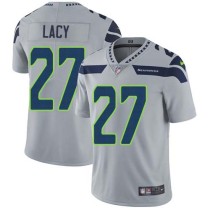 Nike Seahawks -27 Eddie Lacy Grey Alternate Stitched NFL Vapor Untouchable Limited Jersey