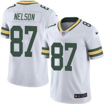 Nike Packers -87 Jordy Nelson White Stitched NFL Color Rush Limited Jersey