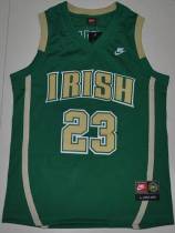 Miami Heat -23 LeBron James Green Irish High School Stitched NBA Jersey