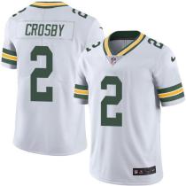 Nike Packers -2 Mason Crosby White Stitched NFL Vapor Untouchable Limited Jersey