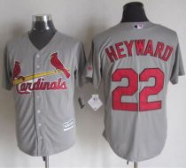 St Louis Cardinals #22 Jason Heyward Grey New Cool Base Stitched MLB Jersey