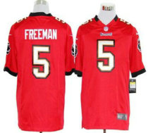 Nike Buccaneers -5 Josh Freeman Red Team Color Stitched NFL Game Jersey