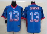2013 New Nike Buffalo Bills 13 Johnson Drift Fashion Blue Elite Jerseys