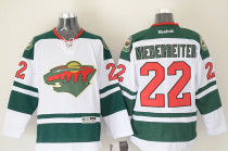 Minnesota Wild -22 Nino Niederreiter White Stitched NHL Jersey