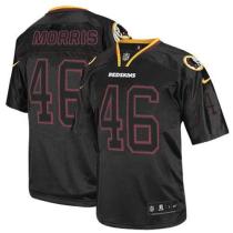 Nike Washington Redskins -46 Alfred Morris Lights Out Black Men's Stitched NFL Elite Jersey
