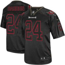 Nike Buccaneers -24 Mark Barron Lights Out Black Stitched NFL Elite Jersey