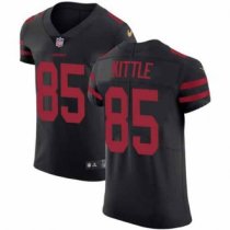 Nike 49ers -85 George Kittle Black Alternate Stitched NFL Vapor Untouchable Elite Jersey