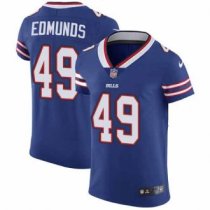 Nike Bills -49 Tremaine Edmunds Royal Blue Team Color Stitched NFL Vapor Untouchable Elite Jersey