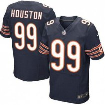 NEW Chicago Bears -99 Lamarr Houston Navy Blue Team Color NFL Elite Jersey