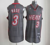 Miami Heat -3 Dwyane Wade Black Rhythm Fashion Stitched NBA Jersey