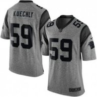 Nike Carolina Panthers -59 Luke Kuechly Gray Stitched NFL Limited Gridiron Gray Jersey