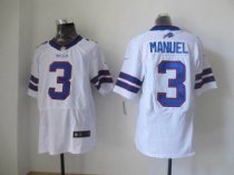 2013 NEW NFL Buffalo Bills 3 EJ Manuel White Jerseys (Elite)