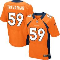 Nike Denver Broncos #59 Danny Trevathan Orange Team Color Men's Stitched NFL New Elite Jersey
