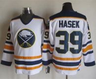 Buffalo Sabres -39 Dominik Hasek White CCM Throwback Stitched NHL Jersey