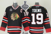 Chicago Blackhawks -19 Jonathan Toews Black 2015 Stanley Cup Stitched NHL Jersey