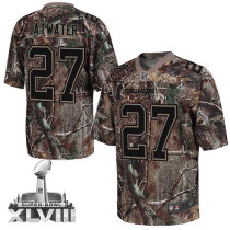Nike Denver Broncos #27 Steve Atwater Camo Super Bowl XLVIII Men's Stitched NFL Realtree Elite Jerse