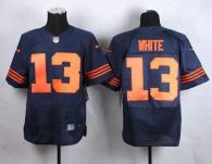 Nike Bears -13 Kevin White Navy Blue 1940s Throwback Men's Stitched NFL Elite Jersey