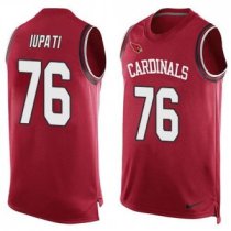 Nike Arizona Cardinals -76 Mike Iupati Red Team Color Men's Stitched NFL Limited Tank Top Jersey