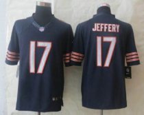 Nike Chicago Bears -17 Alshon Jeffery Navy Blue Team Color NFL Limited Jersey