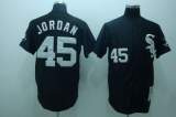 Mitchell and Ness Chicago White Sox -45 Michael Jordan Stitched Black Throwback MLB Jersey