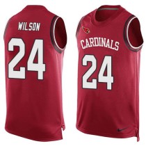 Nike Arizona Cardinals -24 Adrian Wilson Red Team Color Stitched NFL Limited Tank Top Jersey