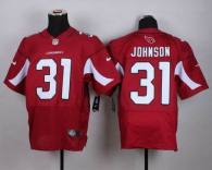 Nike Arizona Cardinals -31 David Johnson Red Team Color Stitched NFL Elite jersey