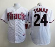 Arizona Diamondbacks #24 Yasmany Tomas White Cool Base Stitched MLB Jersey