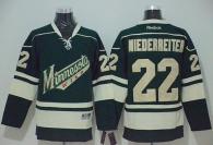 Minnesota Wild -22 Nino Niederreiter Green Stitched NHL Jersey