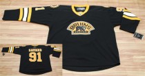 Boston Bruins -91 Marc Savard Stitched Black Third NHL Jersey