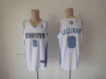 Denver Nuggets -8 Danilo Gallinari White Revolution 30 Stitched NBA Jersey
