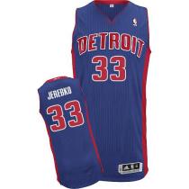Revolution 30 Detroit Pistons -33 Jonas Jerebko Blue Stitched NBA Jersey