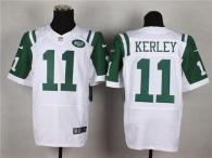 Nike New York Jets -11 Jeremy Kerley White Men's Stitched NFL Elite Jersey